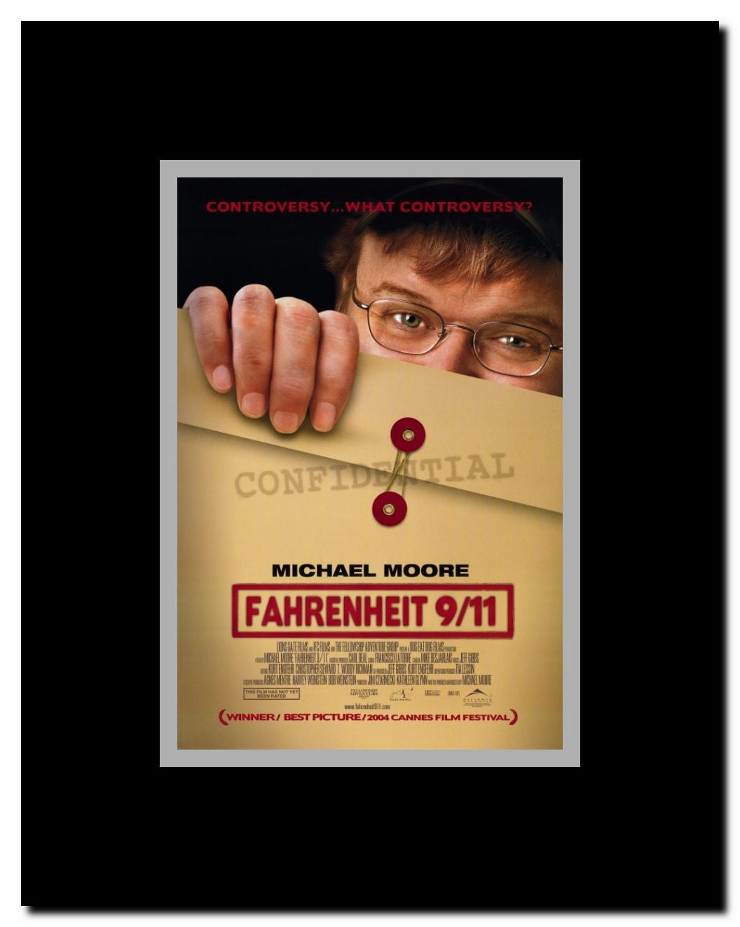 Fahrenheit 9/11 Framed Movie Poster