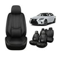 thumbnail image 1 of Faifani Car Seat Covers Full Set For Lexus For ES350 2007-2024 2025, Waterproof Nappa Leather Auto Seat Protectors with Lumbar Support, Luxury Automotive Interior Accessories, 1 of 5