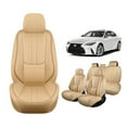 thumbnail image 1 of Faifani Car Seat Covers Full Set For Lexus For IS250 2006-2020, Waterproof Nappa Leather Auto Seat Protectors with Lumbar Support, Luxury Automotive Interior Accessories, 1 of 5