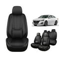 thumbnail image 1 of Faifani Car Seat Covers For Honda Accord 2005-2024 2025, Waterproof Nappa Leather Auto Seat Protectors with Lumbar Support, Luxury Automotive Interior Accessories Black, 1 of 5