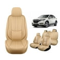 thumbnail image 1 of Faifani Car Seat Covers For Honda For HR-V 2016-2024 2025, Waterproof Nappa Leather Auto Seat Protectors with Lumbar Support, Luxury Automotive Interior Accessories, 1 of 5