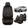 thumbnail image 1 of Faifani Car Seat Covers For KIA For Sorento 2003-2024 2025, Waterproof Nappa Leather Auto Seat Protectors with Lumbar Support, Luxury Automotive Interior Accessories, 1 of 5