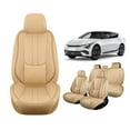 thumbnail image 1 of Faifani Car Seat Covers For Kia For EV6 2022-2024 2025, Waterproof Nappa Leather Auto Seat Protectors with Lumbar Support, Luxury Automotive Interior Accessories, 1 of 5