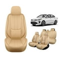 thumbnail image 1 of Faifani Car Seat Covers For Kia For Rio 2013-2024 2025, Waterproof Nappa Leather Auto Seat Protectors with Lumbar Support, Luxury Automotive Interior Accessories, 1 of 5