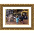 thumbnail image 1 of Faigenbaum, Ilan 18x13 Gold Ornate Wood Framed with Double Matting Museum Art Print Titled - The Lady In Blue, 1 of 4