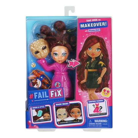 FailFix - Loves.Glam Total Makeover Doll Pack - 8.5" Fashion Doll