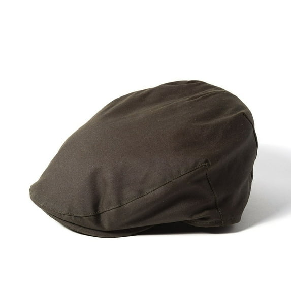 Failsworth Mens Newsboy Wax Cotton County Style Flat Cap