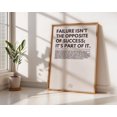 Failure Is Part Of Success Motivational Poster - Walmart.com