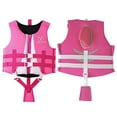 thumbnail image 1 of Fainosmny Boys And Girls Buoyancy Back Heart Snorkeling Swimming Rafting Vest Swimsuit Girls Swimwear Hot Pink M/(1-6 Years), 1 of 4