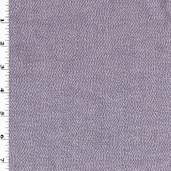 Fainted Lavender Wool Blend Textured Woven Decorating Fabric, Fabric By the Yard
