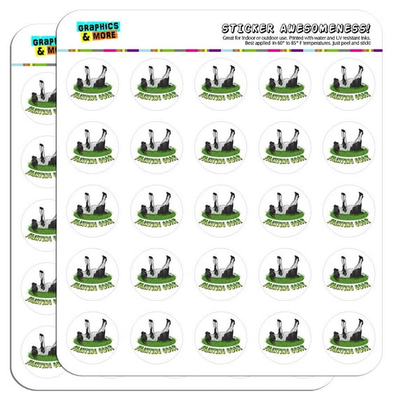 Fainting Goat Myotonic 1" Scrapbooking Crafting Stickers