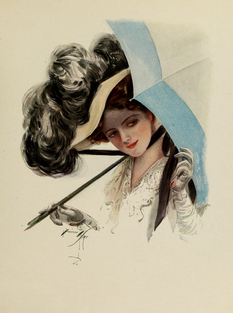 Fair Americans 1911 The Ambush Canvas Art - Harrison Fisher (18 x 24)
