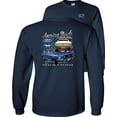 thumbnail image 1 of Fair Game American Muscle 1967 Mustang Ford Long Sleeve Shirt-Navy-2x, 1 of 5