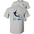 thumbnail image 1 of Fair Game Blue Marlin Fishing T-Shirt, Fishing Graphic Tee-Ice Grey-S, 1 of 4