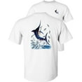 thumbnail image 1 of Fair Game Blue Marlin Fishing T-Shirt, Fishing Graphic Tee-White-2x, 1 of 4