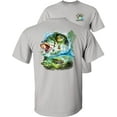 thumbnail image 1 of Fair Game Bucket Mouth Bass T-Shirt-Ice Grey-S, 1 of 5