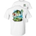 thumbnail image 1 of Fair Game Bucket Mouth Bass T-Shirt-White-XL, 1 of 5