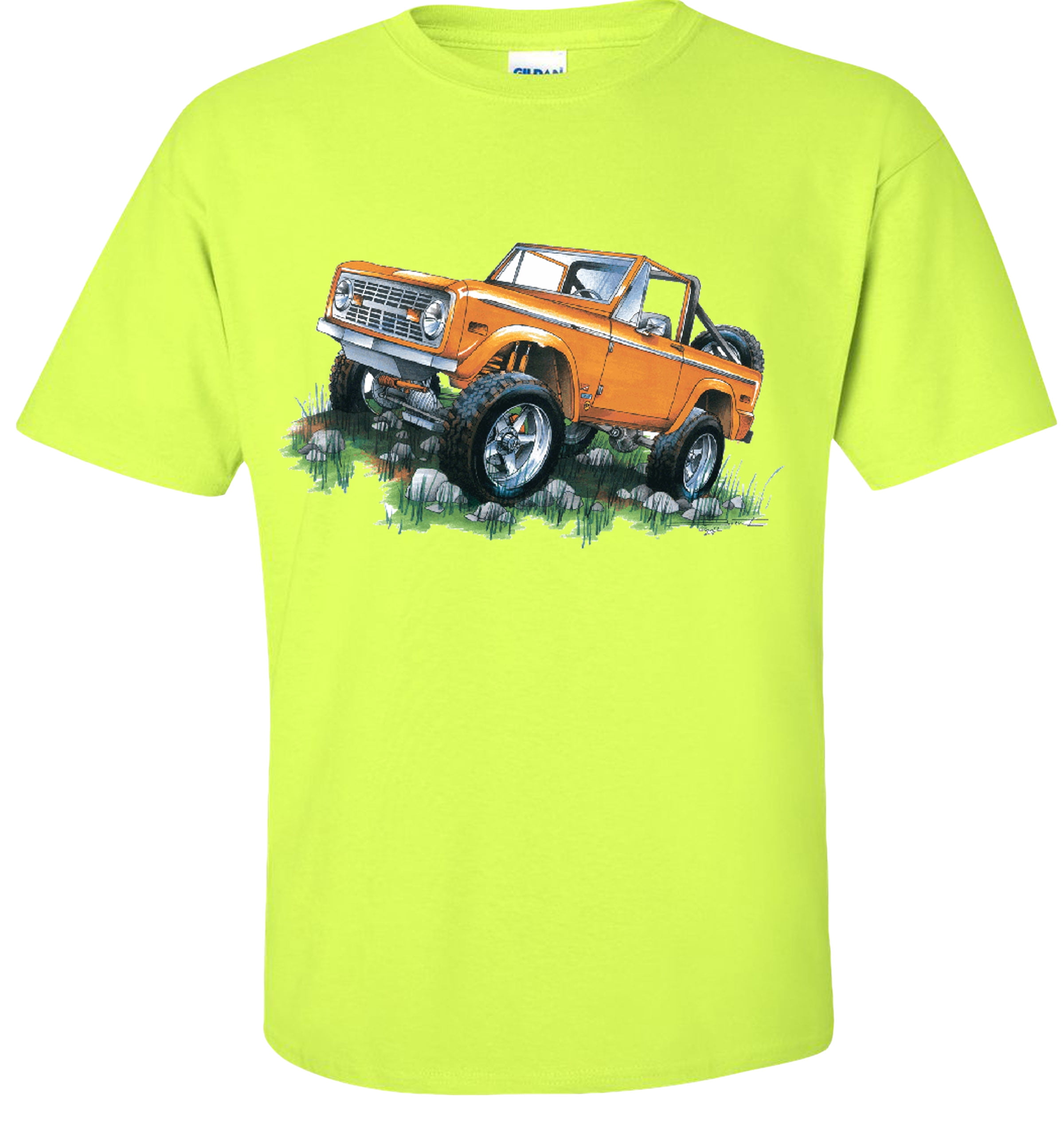 1979 Bronco Graphic Tee in Military Green