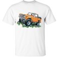 thumbnail image 1 of Fair Game Classic Orange Bronco 1970's Ford T-Shirt-White-2x, 1 of 4