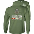 thumbnail image 1 of Fair Game Proud Veteran Desert Storm Eagle Long Sleeve Shirt-Military Green-3x, 1 of 3