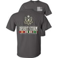 thumbnail image 1 of Fair Game Desert Storm T-Shirt Proud Veteran USA Campaign Service Ribbons Eagle-Charcoal-M, 1 of 5