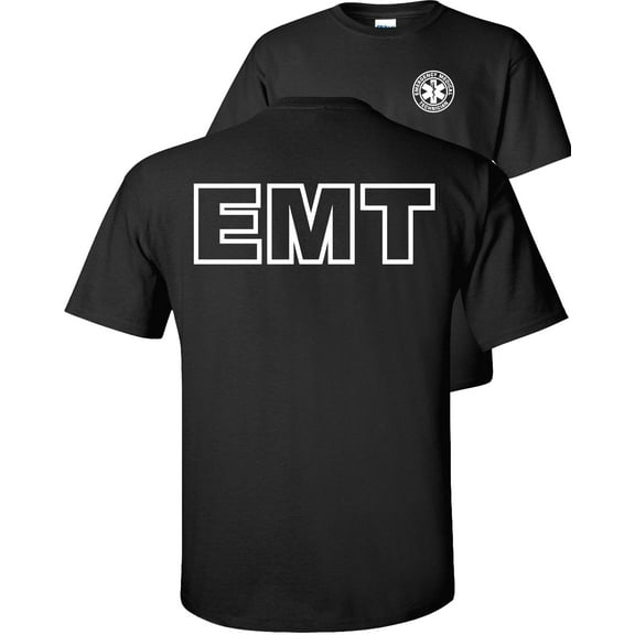 Fair Game EMT T-Shirt Emergency Medical Technician-Black-4x