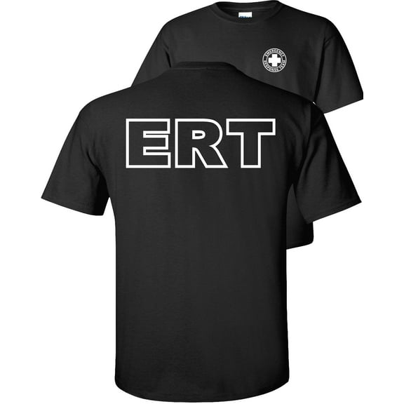 Fair Game ERT T-Shirt Emergency Response Team-Black-S