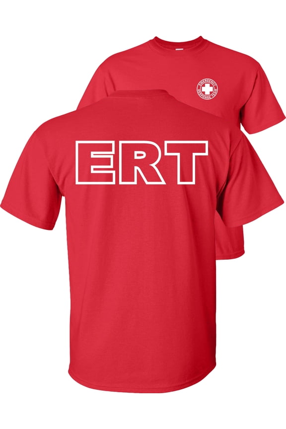 ERT T-Shirt Emergency Response Team-Red-2x