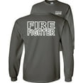 thumbnail image 1 of Fair Game Fire Fighter Long Sleeve Shirt-Charcoal-Large, 1 of 4