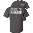 thumbnail image 1 of Fair Game Firefighter EMT T-Shirt-Charcoal-Gray-XL, 1 of 4