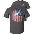 thumbnail image 1 of Fair Game Ford Bronco USA Flag T-Shirt American Flag Graphic Design-Charcoal-M, 1 of 6
