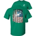 thumbnail image 1 of Fair Game Ford Bronco American Flag T-Shirt-Kelly Green-S, 1 of 6