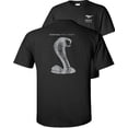 thumbnail image 1 of Fair Game Ford Mustang 50 Years T-Shirt Anniversary Grey Shelby Cobra Snake Silhouette-Black-S, 1 of 5