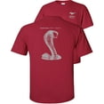 thumbnail image 1 of Fair Game Ford Mustang 50 Years T-Shirt Anniversary Grey Shelby Cobra Snake Silhouette-Cardinal-L, 1 of 5