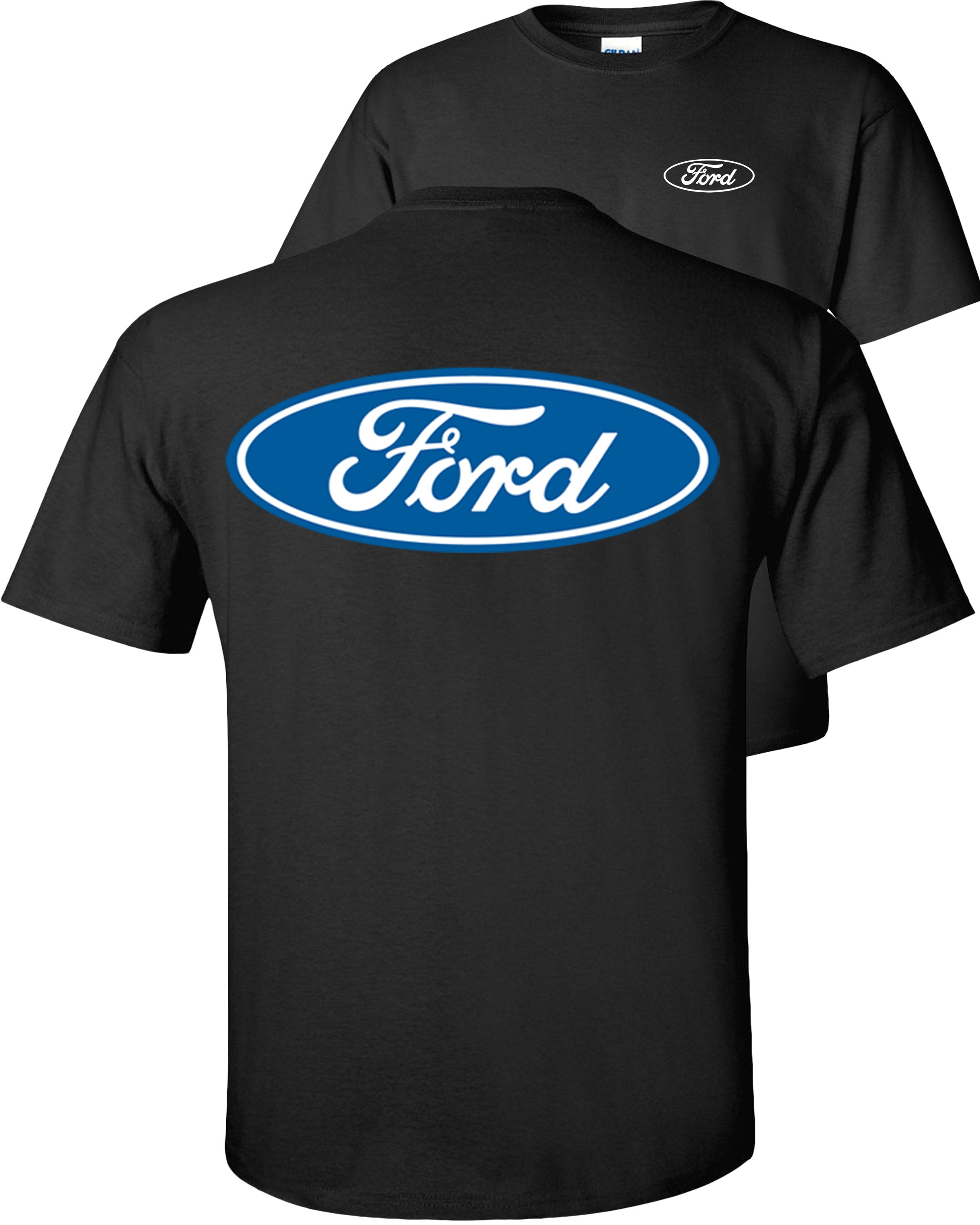 Fair Game Ford Oval Logo T-Shirt F&B, ford graphic tee-Black-L