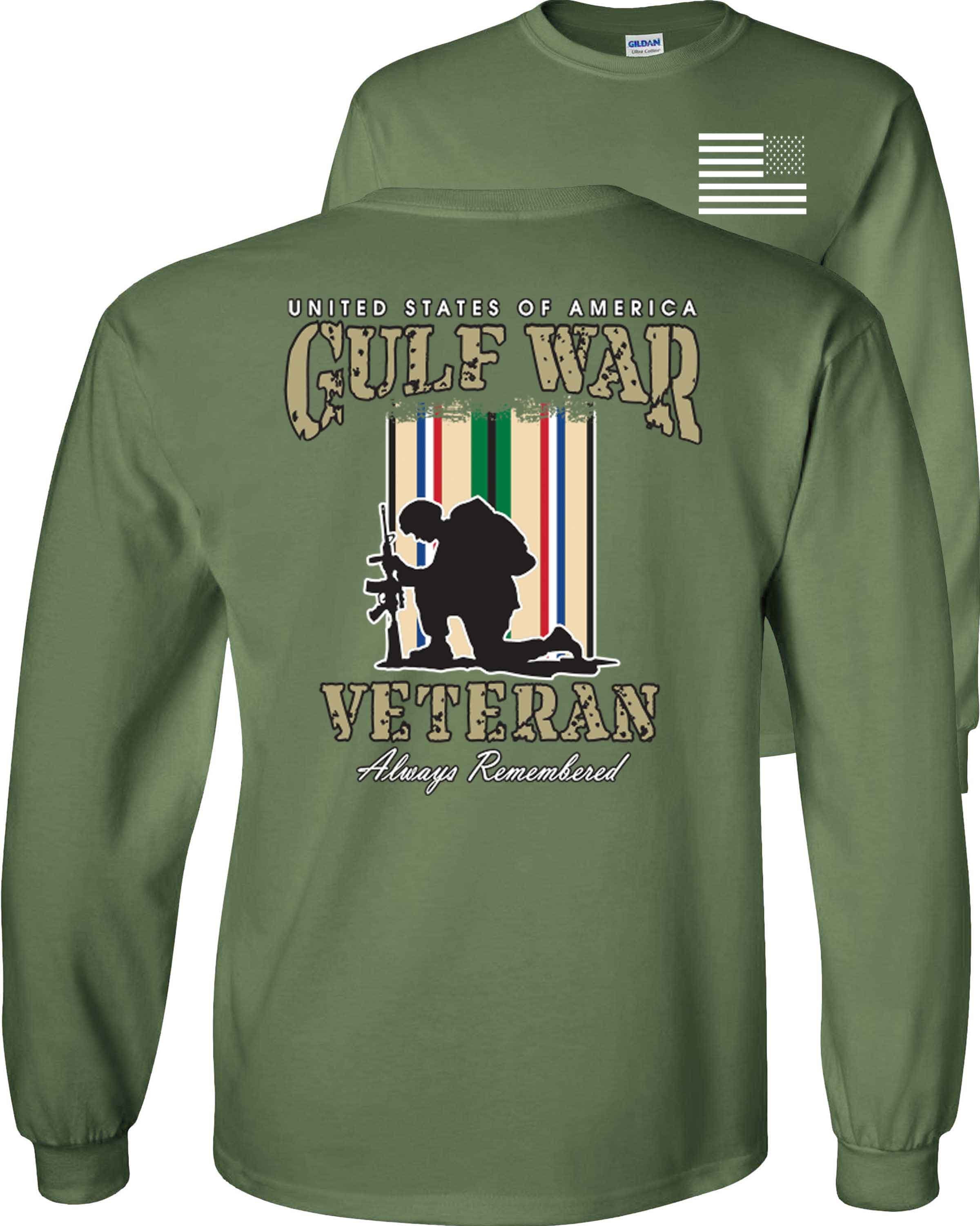 Fair Game Proud Veteran Gulf War Always Remember Long Sleeve Shirt ...