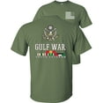 thumbnail image 1 of Fair Game Proud Veteran Gulf War Eagle T-Shirt-Military Green-XL, 1 of 5