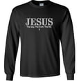 thumbnail image 1 of Fair Game Jesus The Way The Truth The Life Christian Long Sleeve Shirt-Black-Small, 1 of 4