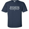 thumbnail image 1 of Fair Game Jesus The Way The Truth The Life T-Shirt, Christian graphic tee-Navy-2x, 1 of 4