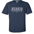 thumbnail image 1 of Fair Game Jesus The Way The Truth The Life T-Shirt, Christian graphic tee-Navy-S, 1 of 4