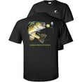 thumbnail image 1 of Fair Game Largemouth Bass Fishing T-Shirt Profile-Black-S, 1 of 4