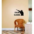 thumbnail image 1 of Fair Game Letters with Animal Hunter & Shot Gun Graphic - Hunting Sports - Vinyl Wall Decal Stickers - Decoration Ideas 12x18 Inches, 1 of 1