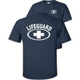 thumbnail image 1 of Fair Game Life Guard T-Shirt, Lifeguard Cross F&B-Navy-Blue-M, 1 of 4