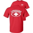 thumbnail image 1 of Fair Game Life Guard T-Shirt, Lifeguard Cross F&B-Red-S, 1 of 4