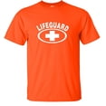thumbnail image 1 of Fair Game Life Guard T-Shirt, Lifeguard Cross-Orange-XL, 1 of 4