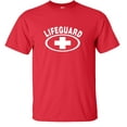 thumbnail image 1 of Fair Game Life Guard T-Shirt, Lifeguard Cross-Red-S, 1 of 4
