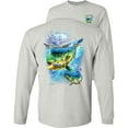 thumbnail image 1 of Fair Game Mahi Madness Long Sleeve Shirt-Ash-Medium, 1 of 5