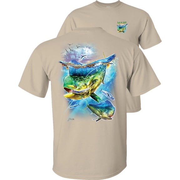 Fair Game Mahi Madness T-Shirt-Ash-XL