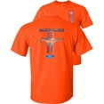 thumbnail image 1 of Fair Game Mustang Pony Stripe Ford T-Shirt-Orange-3x, 1 of 6