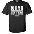 thumbnail image 1 of Fair Game Noah was a Conspiracy Theorist Then It Rained T-Shirt, Luke 17:26 Christian Graphic Tee-Black-2x, 1 of 4